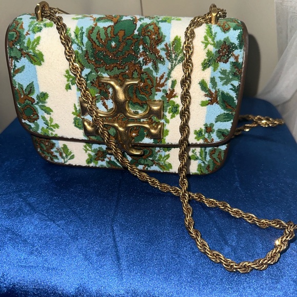 New Tory Burch Flocked Small Eleanor Convertible Shoulder Bag $798 - Picture 9 of 10